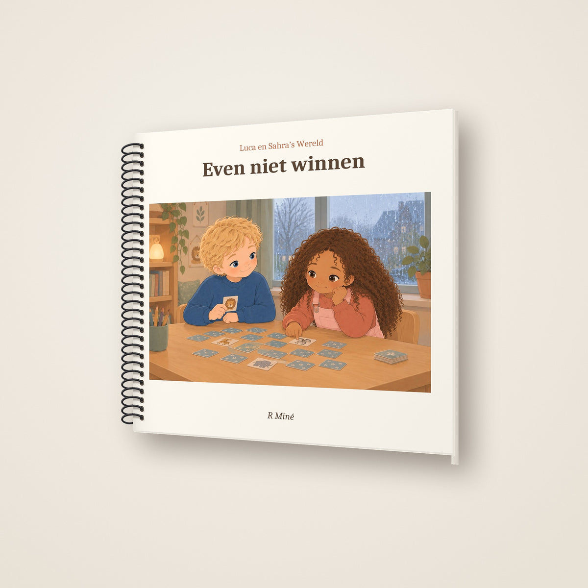 Even niet winnen – schuin aanzicht, spiraalgebonden