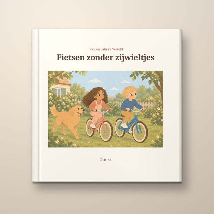 Fietsen zonder zijwieltjes – Hardcover – Luca en Sahra's Wereld #2