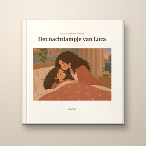 Het nachtlampje van Luca – voorkant, hardcover prentenboek