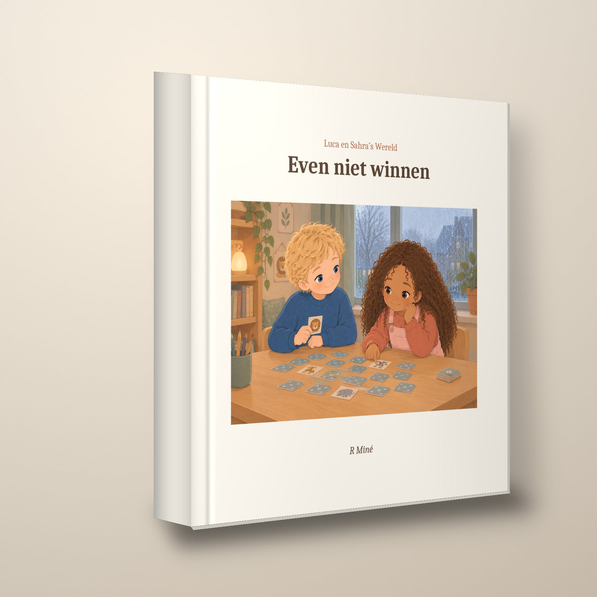 Even niet winnen – schuin aanzicht, hardcover