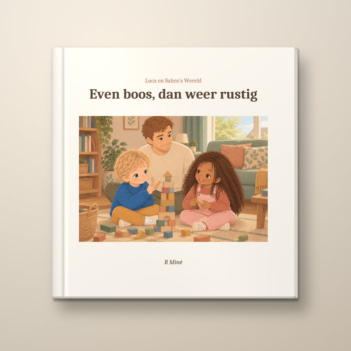 Even boos, dan weer rustig – Hardcover – Luca en Sahra's Wereld #9