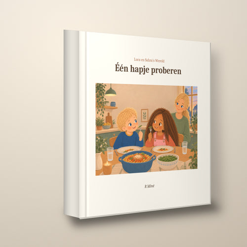Eén hapje proberen – schuin aanzicht, hardcover
