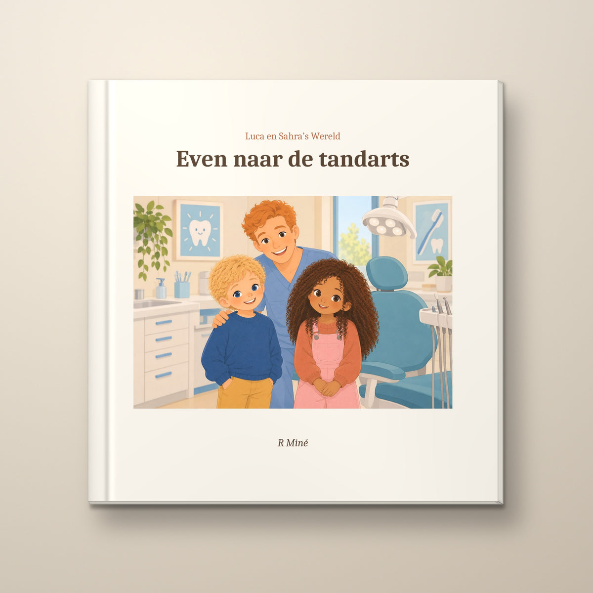 Even naar de tandarts – voorkant, hardcover prentenboek