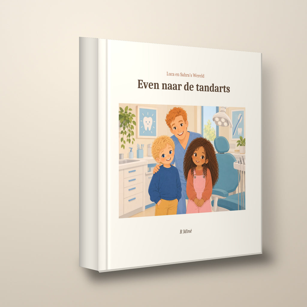 Even naar de tandarts – schuin aanzicht, hardcover