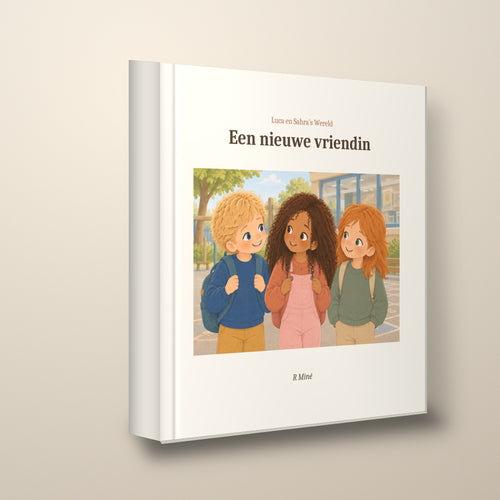 Een nieuwe vriendin – schuin aanzicht, hardcover