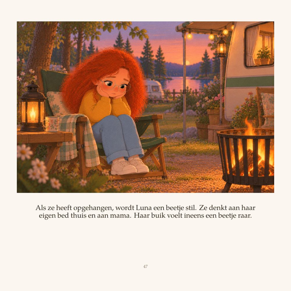 Voorbeeldboek Luna – Logeren bij opa en oma, bladzijde 47